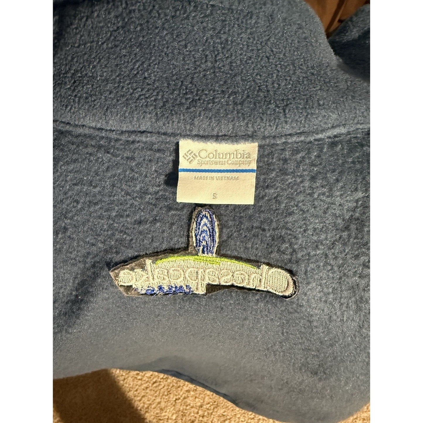 Columbia Fleece Jacket OKC Thunder Chesapeake Energy Blue Men’s Small Rare