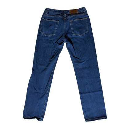 L.L. Bean Signature Men’s Jeans 30x29 Slim Straight Fit Dark Wash Button Fly