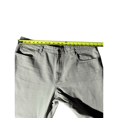 Duluth Trading Co 40x34 Gray Cotton Work Pants Heavy Duty Canvas Utility