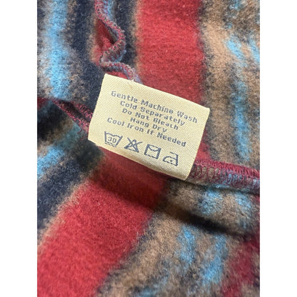 Upcountry Du Monde Southwestern Aztec Fleece Jacket Womens M Button Front