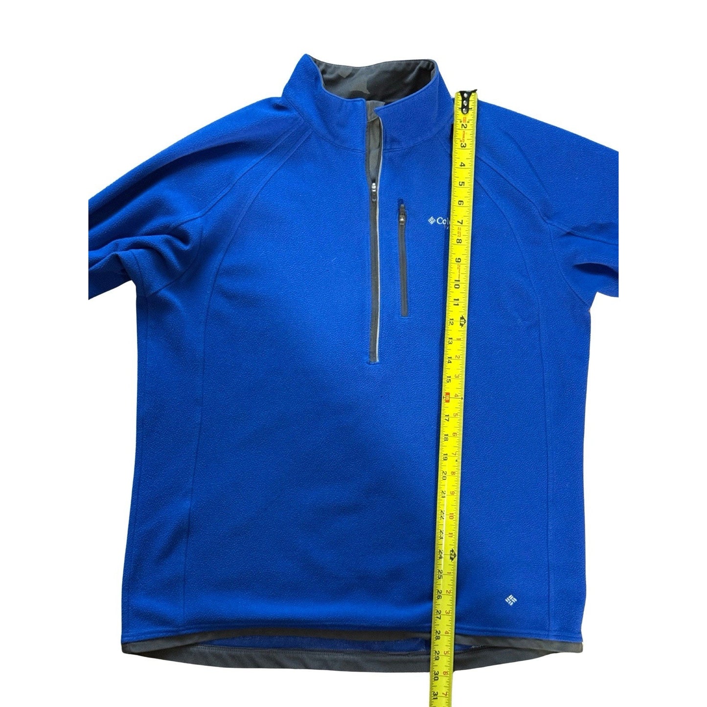 Columbia Titanium Omni-Heat Fleece Pullover Blue 1/2 Zip Men’s Large