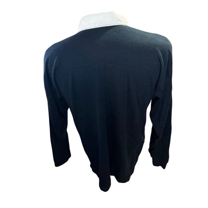 Vintage Scotland Rugby Shirt XL 1990s Supporters Jersey Navy White Thistle