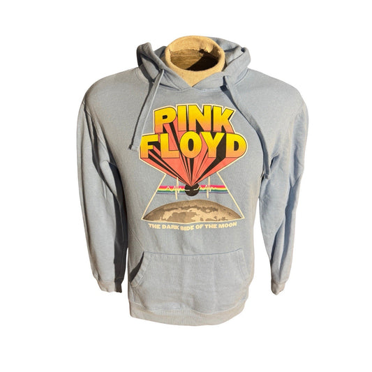 Pink Floyd Hoodie Medium Blue The Dark Side of the Moon 2021 Band Sweatshirt