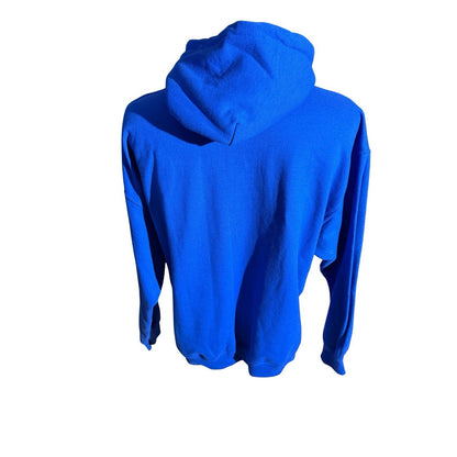 Gildan Heavy Blend Hoodie XL Blue Oklahoma Bulleit Bourbon Whiskey Promo