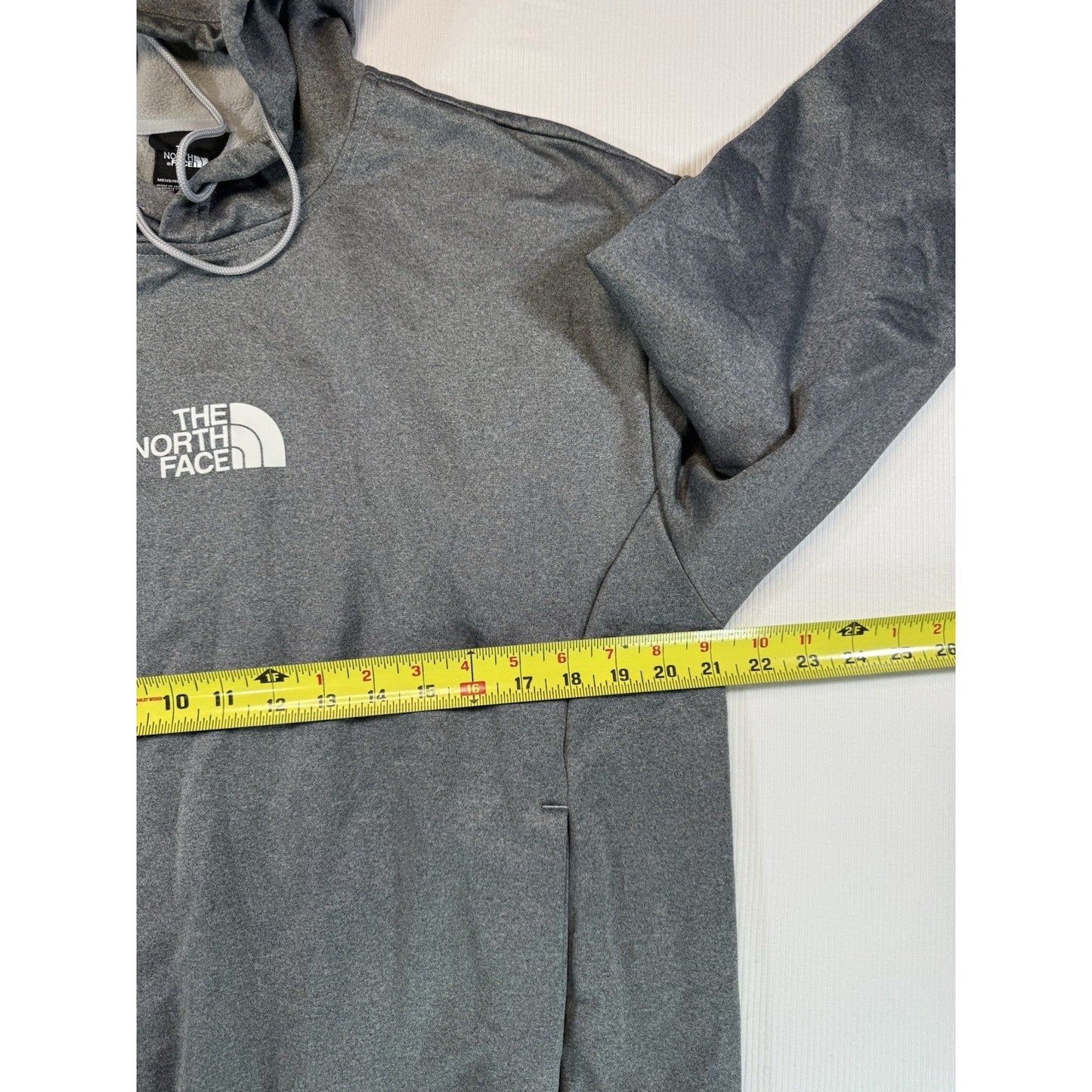 The North Face Men’s Pullover Hoodie Small Gray Fleece Lined Logo FA23