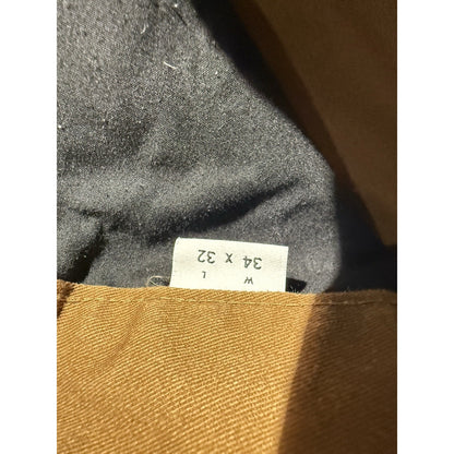 Caterpillar CAT Men’s Work Pants 34x32 Brown Canvas Utility Carpenter Straight