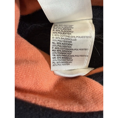 The North Face Women’s Large L Black Hoodie W/Orange Interior Letters In Colors