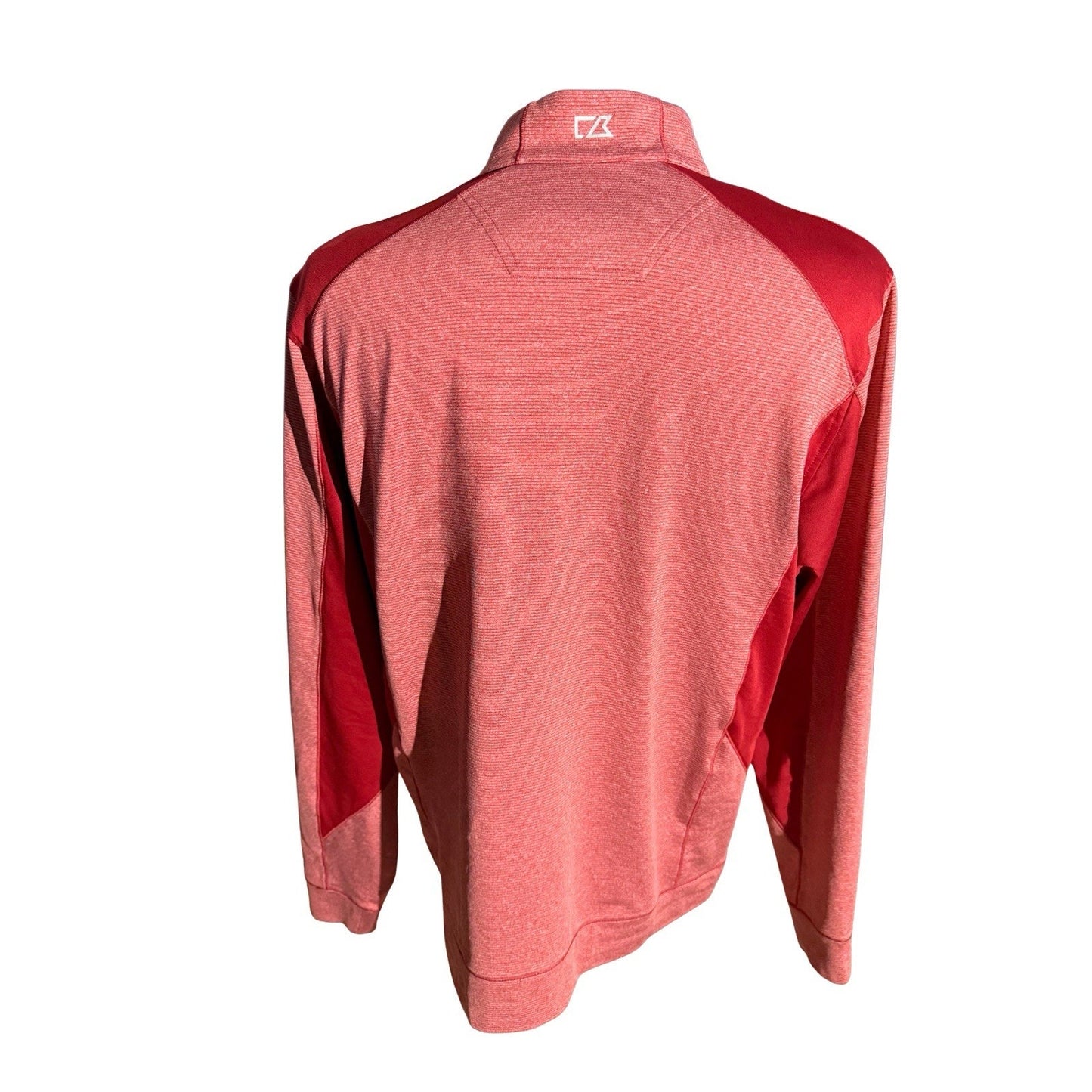 Cutter & Buck Kansas City Chiefs Quarter Zip Pullover Men’s L Red CB DryTec