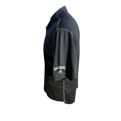 Nike Golf Dri-Fit Polo Shirt Black Jack Daniel’s Old No. 7 Logo Men’s Medium