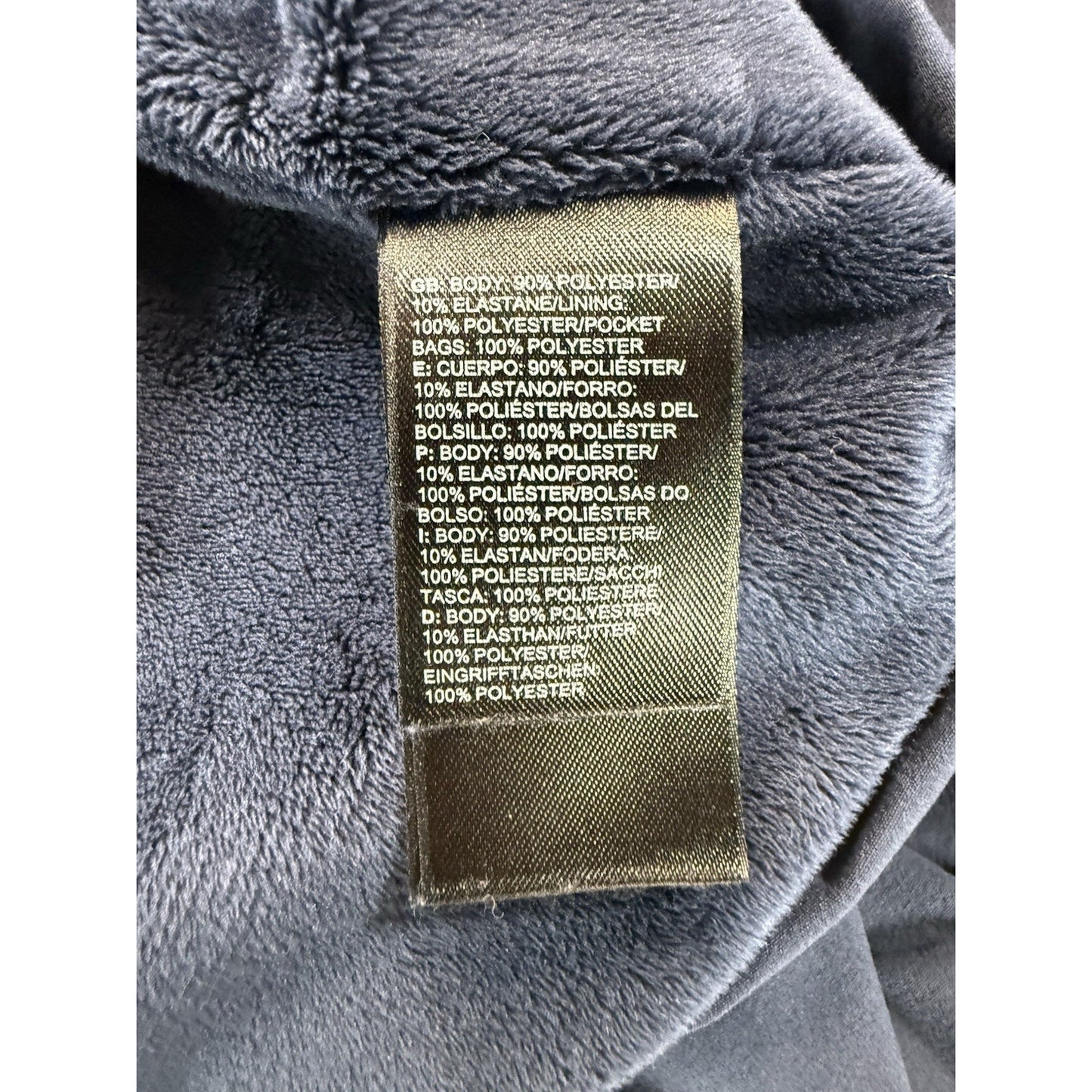 THE NORTH FACE Womens Shelbe Raschel Fleece Windwall Hoodie Jacket Shady Blue L