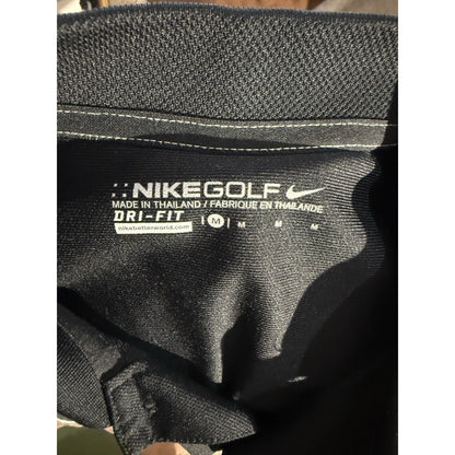 Nike Golf Dri-Fit Polo Shirt Black Jack Daniel’s Old No. 7 Logo Men’s Medium