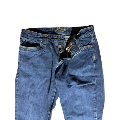 L.L. Bean Signature Men’s Jeans 30x29 Slim Straight Fit Dark Wash Button Fly