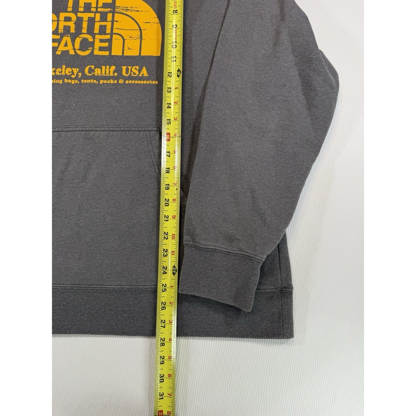 The North Face Hoodie XL Gray Berkeley Calif USA Logo Sweatshirt