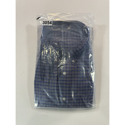 NWT Ralph Lauren Blue Label XL Plaid Button Down Shirt Purple Tattersall