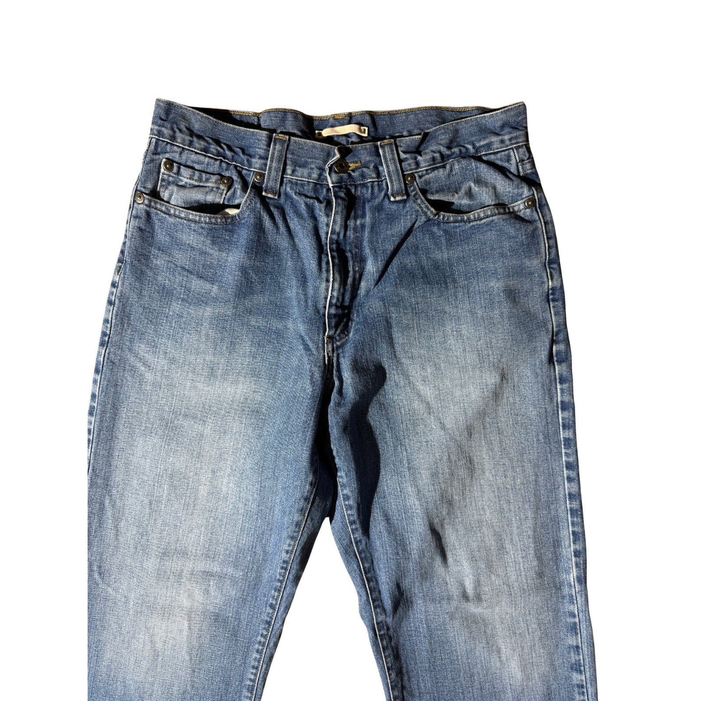 L.L.Bean Men’s Jeans 33x32 Natural Fit Straight Leg Blue Denim Vintage