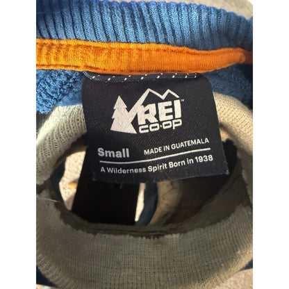 REI Co-op Crewneck Sweatshirt Small Blue Outdoor Adventure Pullover Hiking Casua