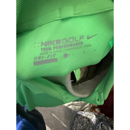 Nike Men’s Golf Tour Performance Dri-Fit Polo Shirt Bright Green Short Sleeve L