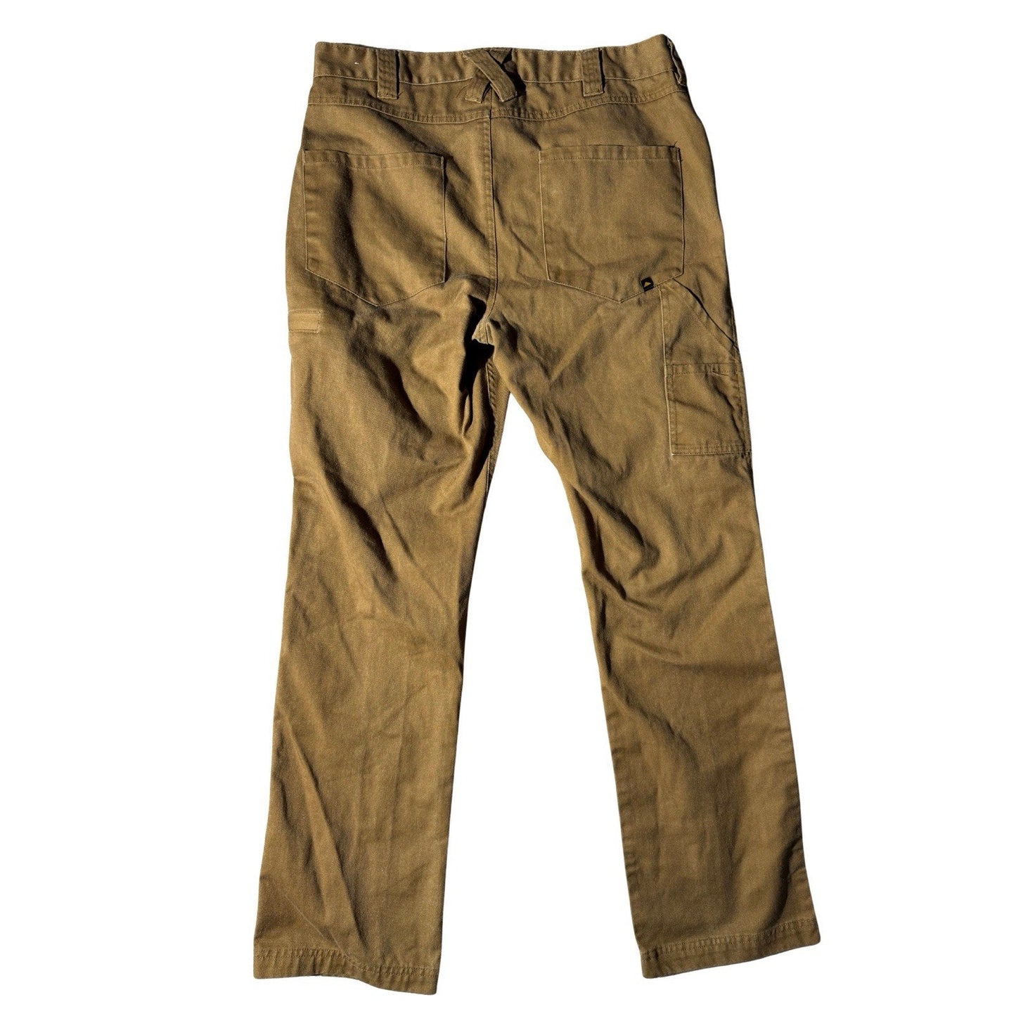 Caterpillar CAT Men’s Work Pants 34x32 Brown Canvas Utility Carpenter Straight