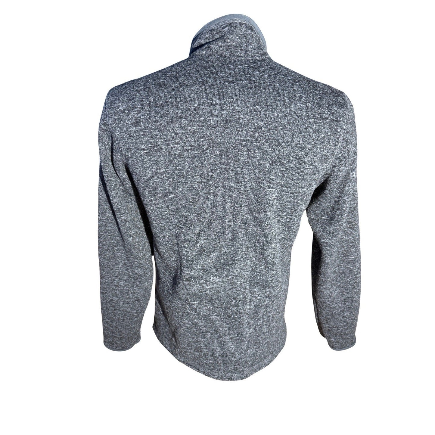 SwissTech Full Zip Fleece Jacket Men’s Small Charcoal Gray Red Trim Pocket