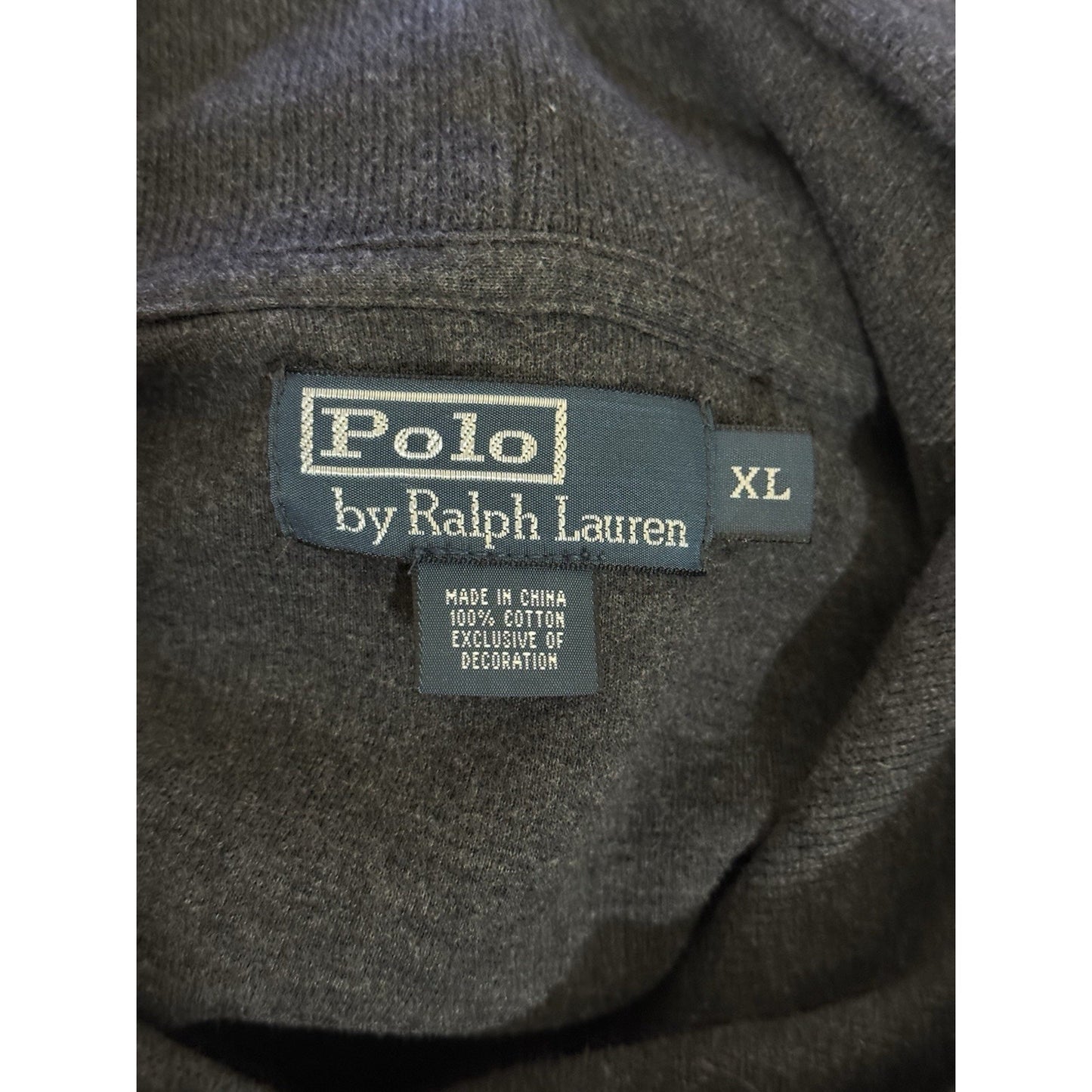 Vintage Polo Ralph Lauren hoodie elbow patch Sz XL