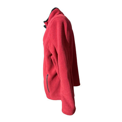 Eddie Bauer Captain Morgan Fleece Jacket 2XL Red Full Zip Promo Logo