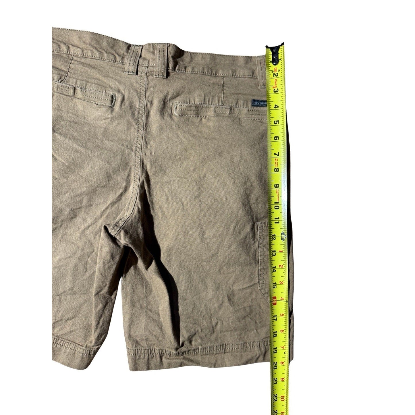 Columbia Men’s Shorts 36W Khaki Regular Fit Cotton Stretch Outdoor Hiking Casual