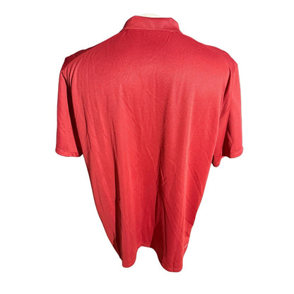 Nike Jordan Oklahoma Sooners Dri-Fit Polo Shirt Red Striped Men’s XL OU Golf