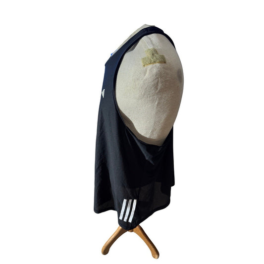 Adidas Running Tank Top Men’s 3XL Black Sleeveless Training Singlet