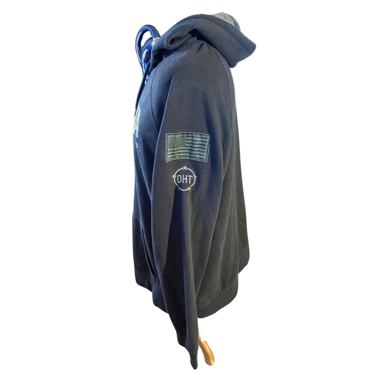 Colosseum Men’s 1XT Oklahoma Sooners Hoodie Navy Blue Pullover Sweatshirt OHT