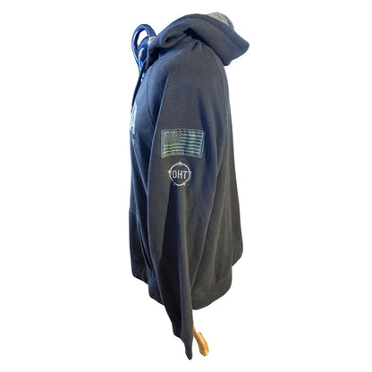 Colosseum Men’s 1XT Oklahoma Sooners Hoodie Navy Blue Pullover Sweatshirt OHT