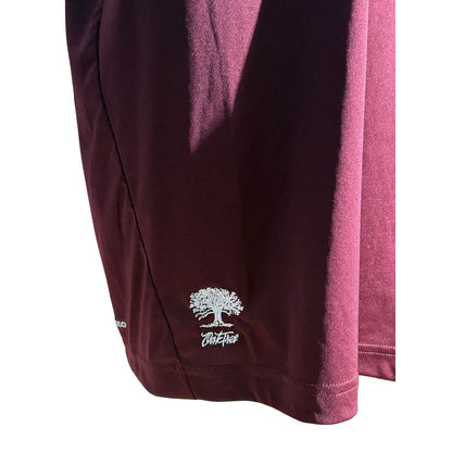 Adidas Response ClimaCool Oaktree Shirt XL Maroon Orange Athletic Training Tee