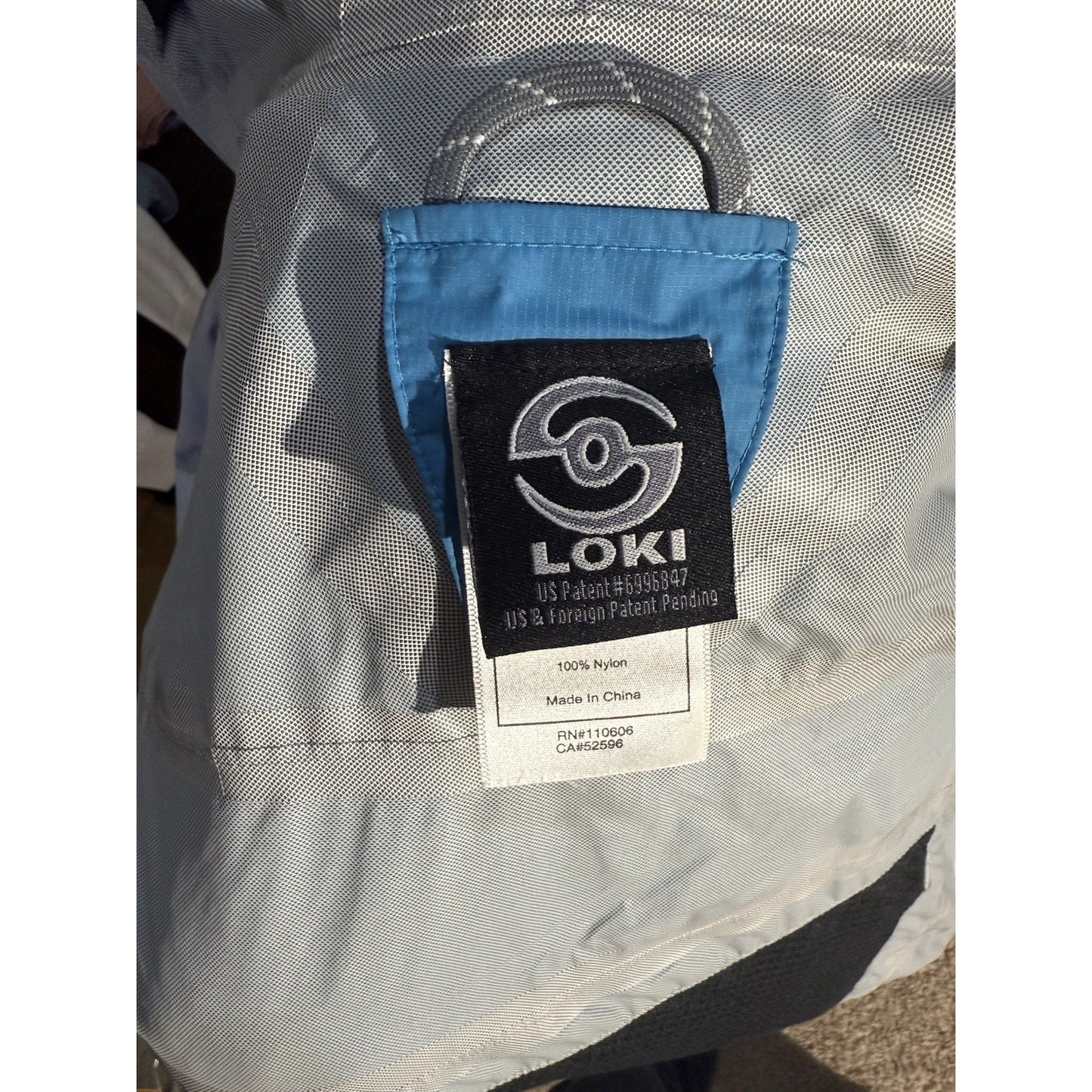 Loki S.O.L.V.E.D. N.Pac Women’s Small Blue Waterproof Packable Shell Jacket