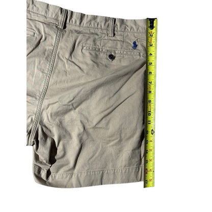 Polo Ralph Lauren Stretch Classic Fit Khaki Chino Shorts Men's Size 38