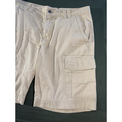 Columbia Sportswear 34 Khaki Cargo Shorts 100% Cotton Outdoor Hiking XM4344