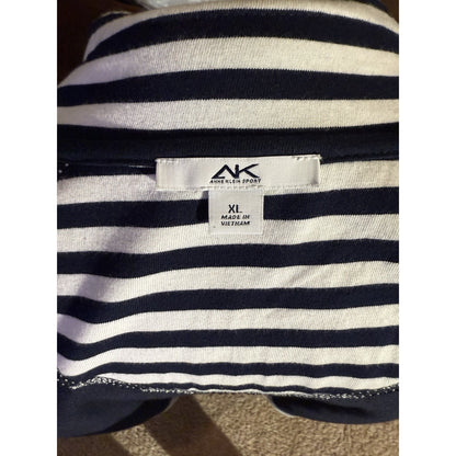 Anne Klein Sport Full Zip Navy Blue Jacket Women XL Athletic Wear - EUC
