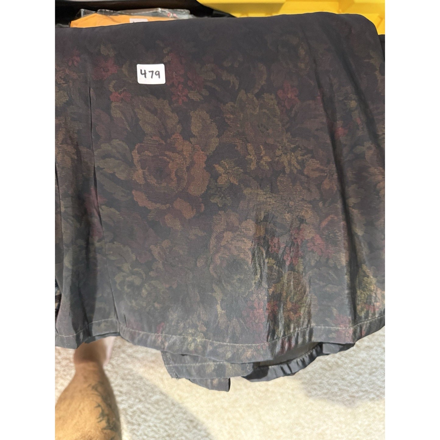 Vintage London Fog Floral Print Coat Women’s 14 Regular Made in Korea Trench