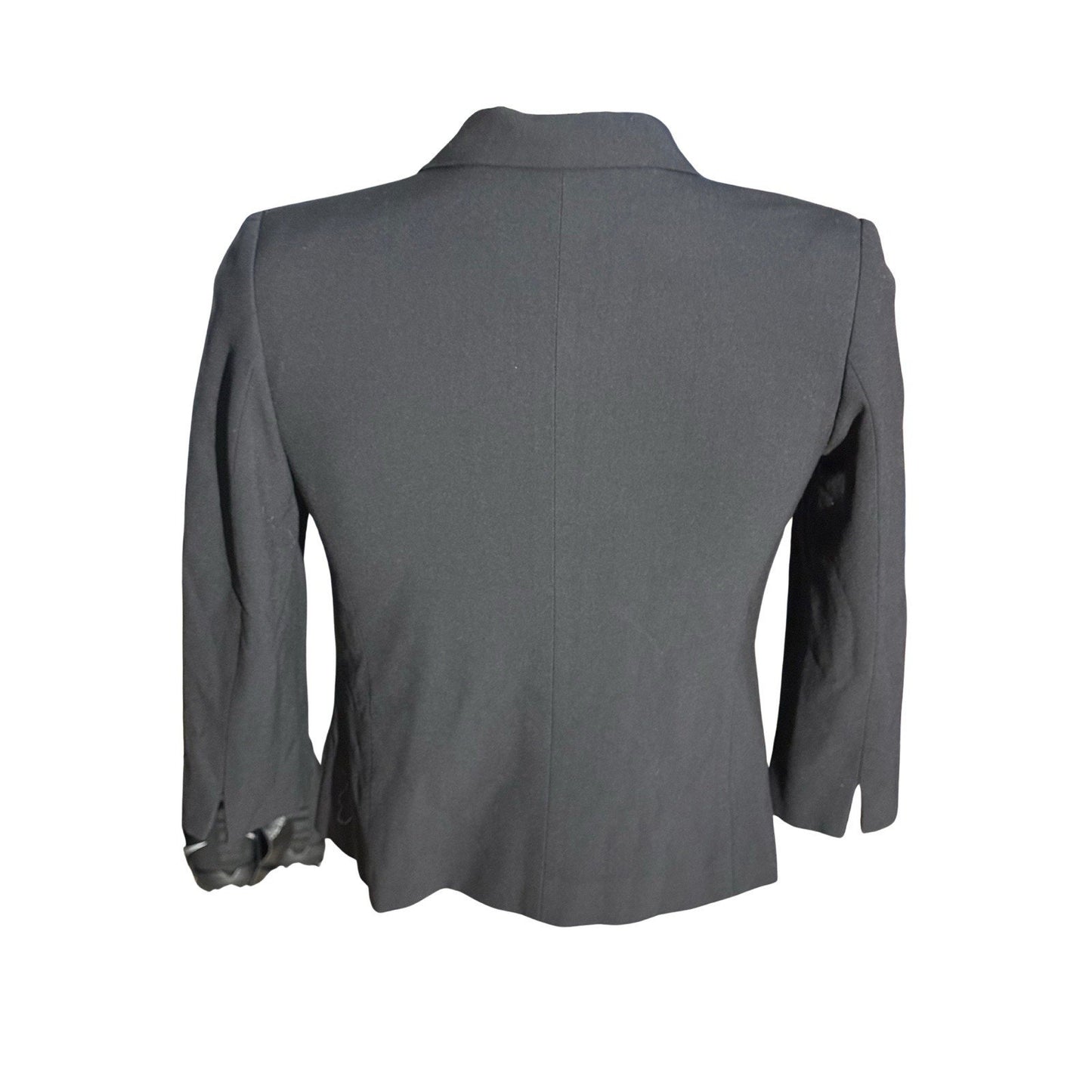 Talbots Petites Black Stretch Blazer Jacket Women’s 8 Made in Japan