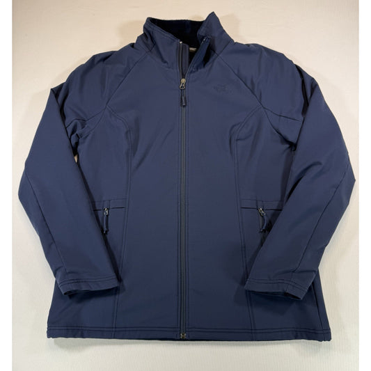 THE NORTH FACE Womens Shelbe Raschel Fleece Windwall Hoodie Jacket Shady Blue L