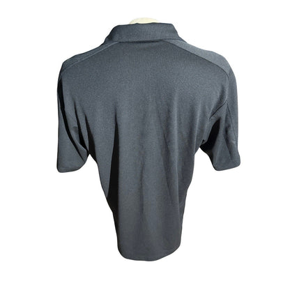 Nike Golf Polo Shirt Large Black Skrewball Peanut Butter Whiskey Promo Dri-FIT