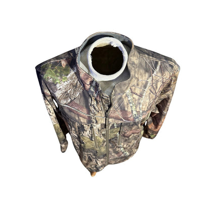 MidwayUSA Mossy Oak Camo Softshell Hunting Jacket Men’s XL Fleece Lined