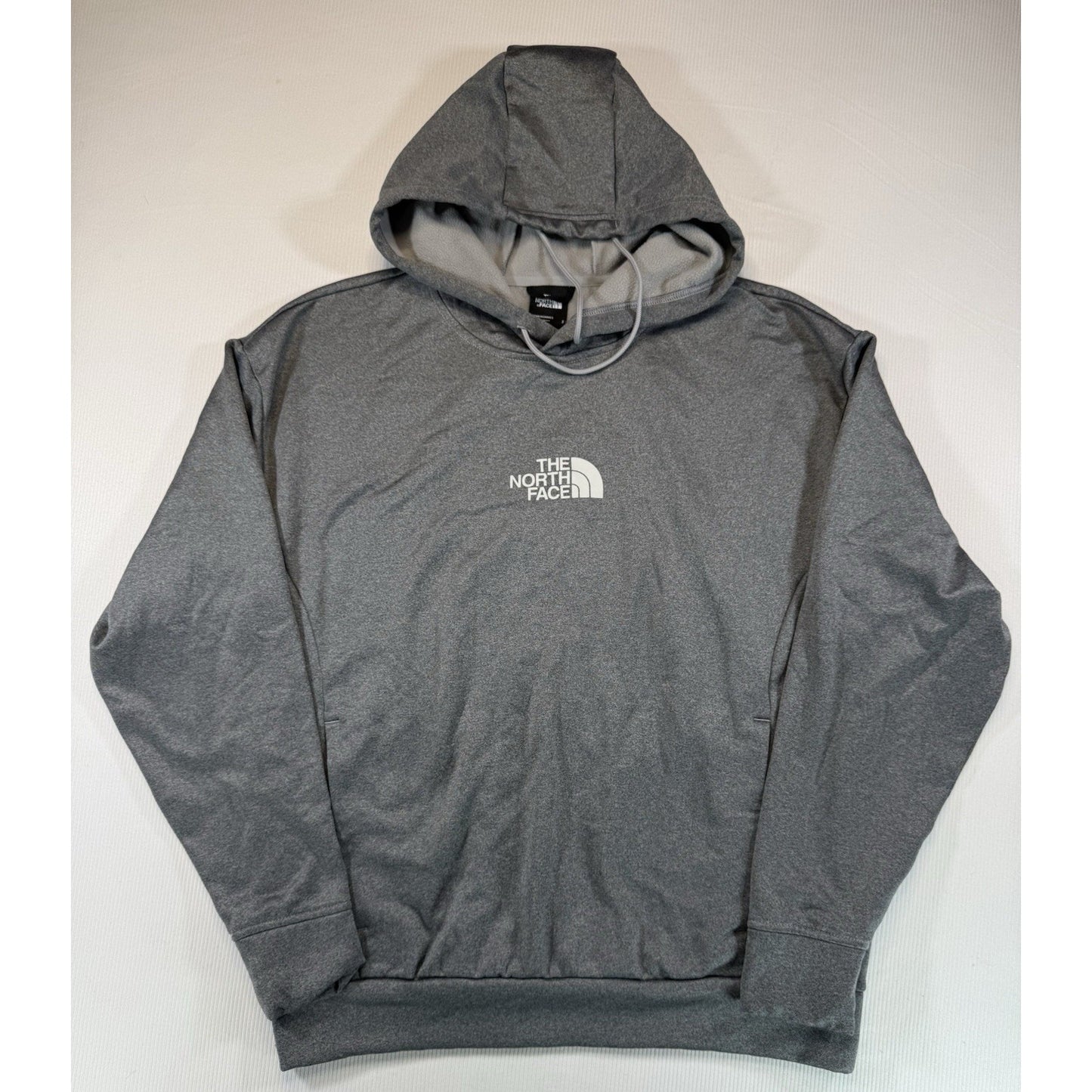 The North Face Men’s Pullover Hoodie Small Gray Fleece Lined Logo FA23