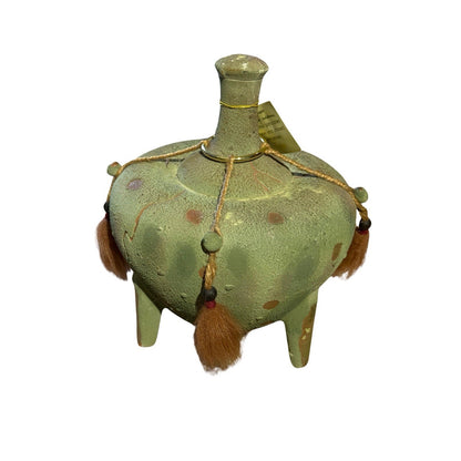 Marty Sculpture Sezer Genie of Wisdom Ceramic Lamp 2001 VT Pottery Signed RARE